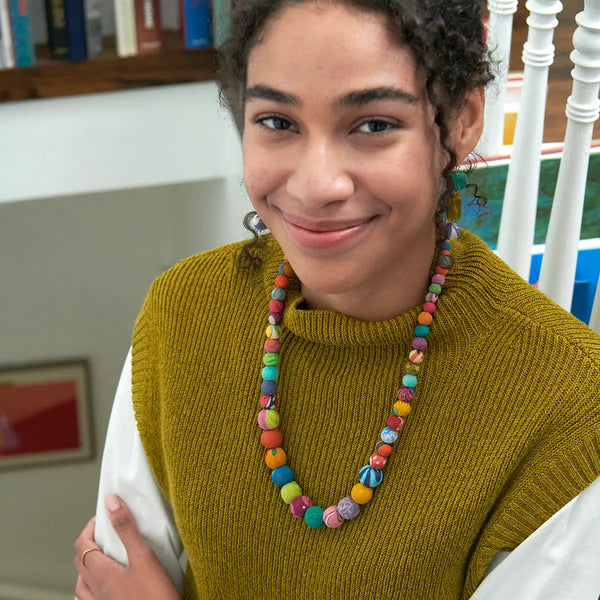 Kantha Sintra Necklace WorldFinds