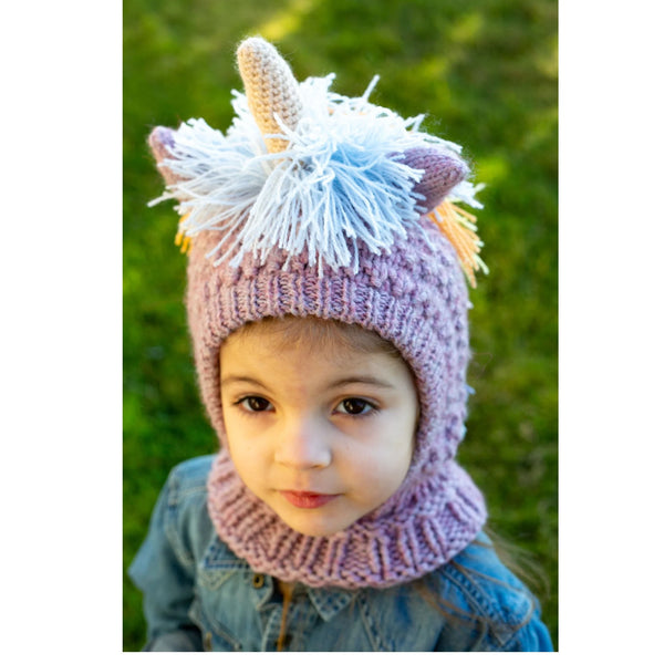 Kids Animal Hood Andes Gifts Pastel Unicorn