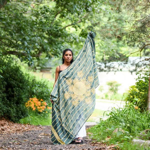 Kiran Cotton/Silk Scarf Ichcha