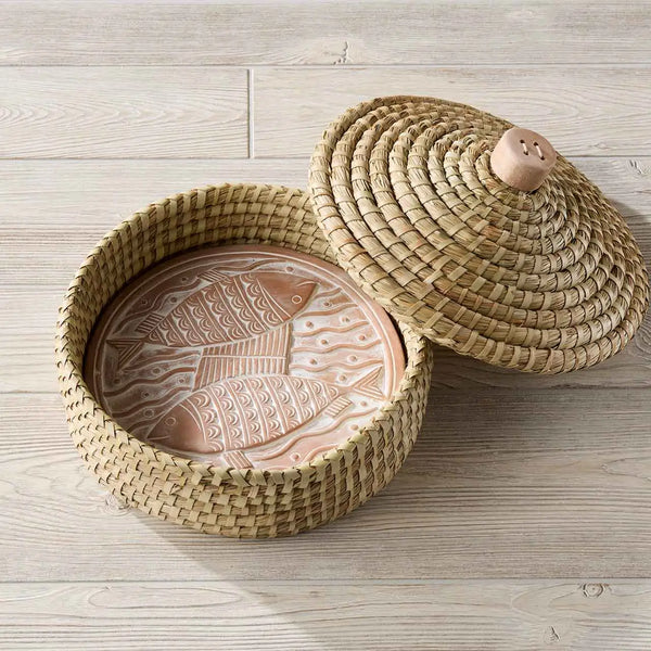 Macha Lidded Bread Warmer
