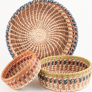 Marisol Pine Needle Basket Regular Mayan Hands