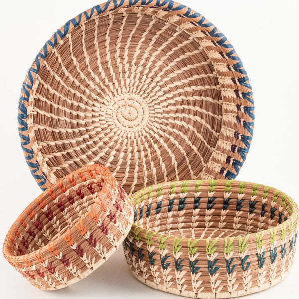 Marisol Pine Needle Basket Regular Mayan Hands
