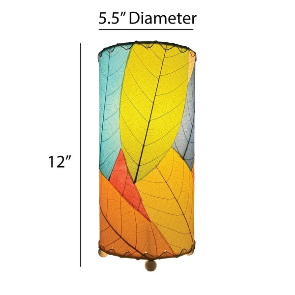 Mini Cocoa Leaf Cylinder Lamp Eangee Home Design