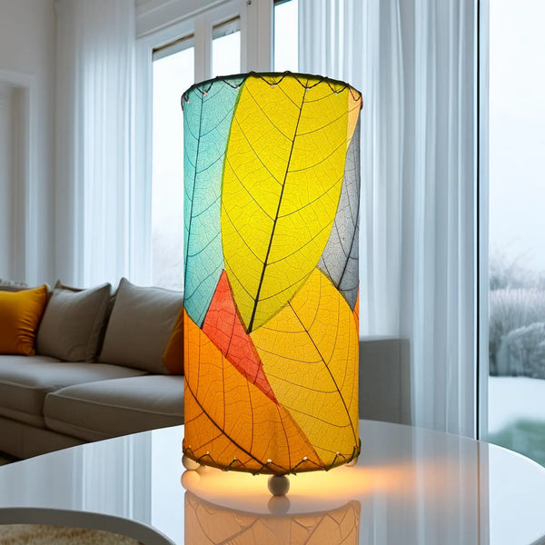Mini Cocoa Leaf Cylinder Lamp Eangee Home Design Multi