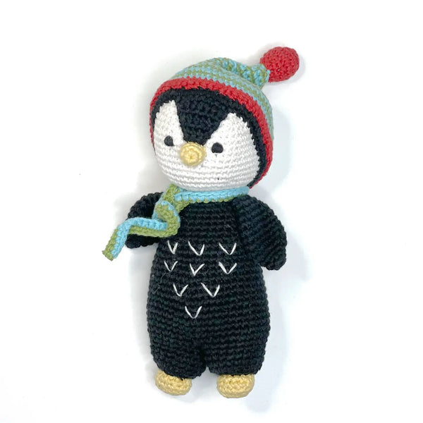 Penguin Baby Rattle Pebble