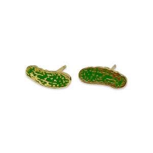 Pickle Enamel Earring Jenny Lemons