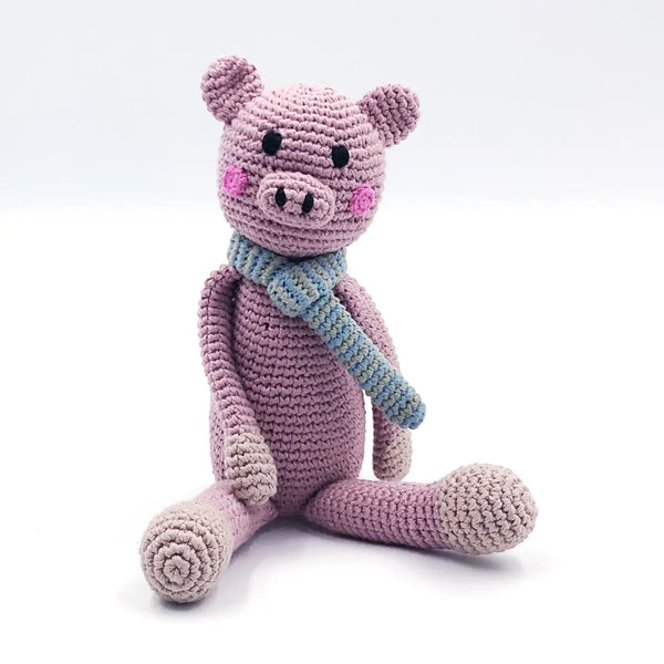 Cuddly Pig Rattle Pebble