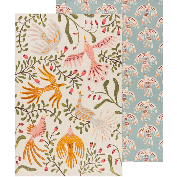 Cotton/Linen Dishtowel Set Danica Plume