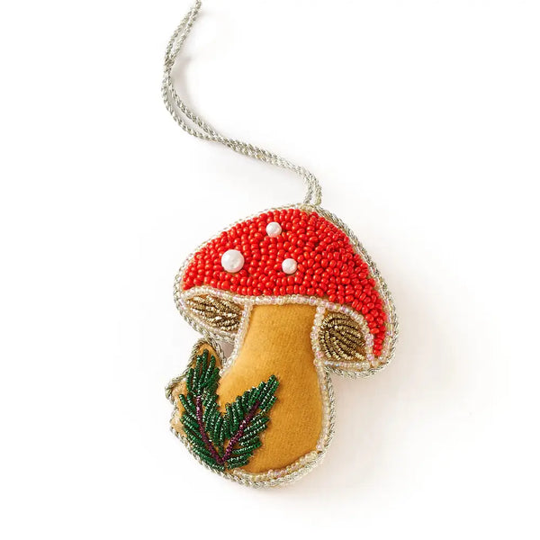 Embroidered Plush Ornament Matr Boomie Mushroom