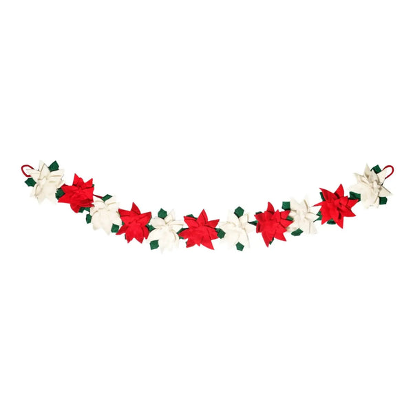Poinsettia Garland Global Goods Partners