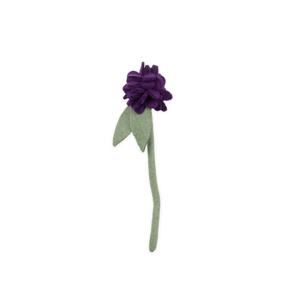 Felt Geranium Flower Light Blue Global Goods Partners Purple
