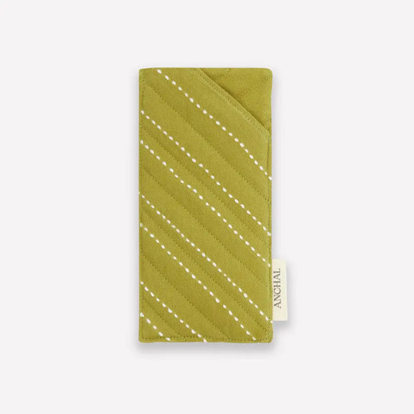 Quilted Glasses Case Anchal Project Moss