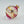 Mini Blown Glass Ornament Dandarah Red Garland