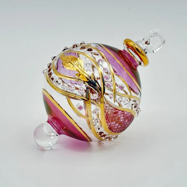 Mini Blown Glass Ornament Dandarah Red Garland