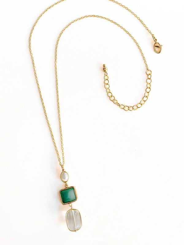 Regency Drop Pendant Necklace  Fair Anita   