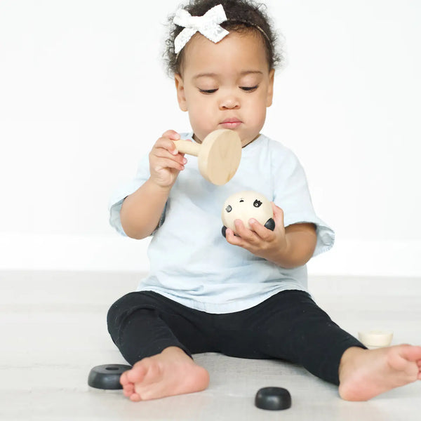 Wooden Ring Stacker Toy