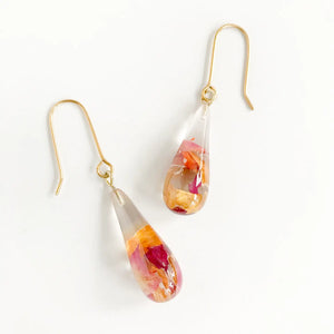 Rose Petal Tear Drop Earring Belart