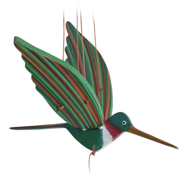 Hummingbird Flying Mobile Tulia's Artisan Gallery Ruby Throated