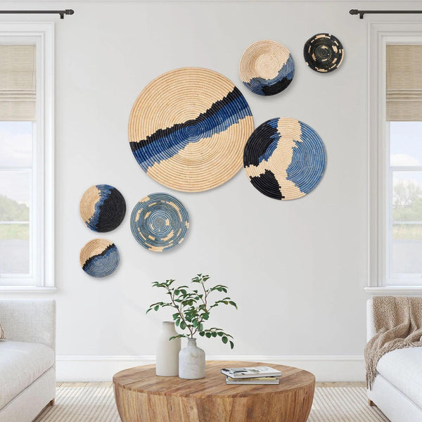 Coastal Minimalism Woven Wall Plate  - 21" Submerge Regular Kazi   