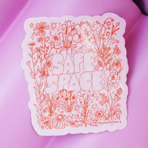 Safe Space Sticker Ash and Chess