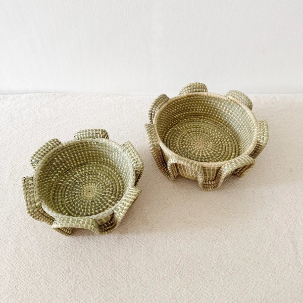 Serpent Sweetgrass Basket Amasha