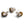 Mini Felt Christmas Ornaments Gry&Sif Set of 3 Bees