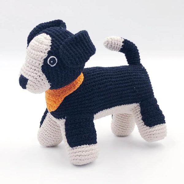 Crochet Sheep Dog Stuffie Pebble