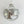 Blown Glass Ornament Christmas Silver and Gold Dandarah Silver Garland