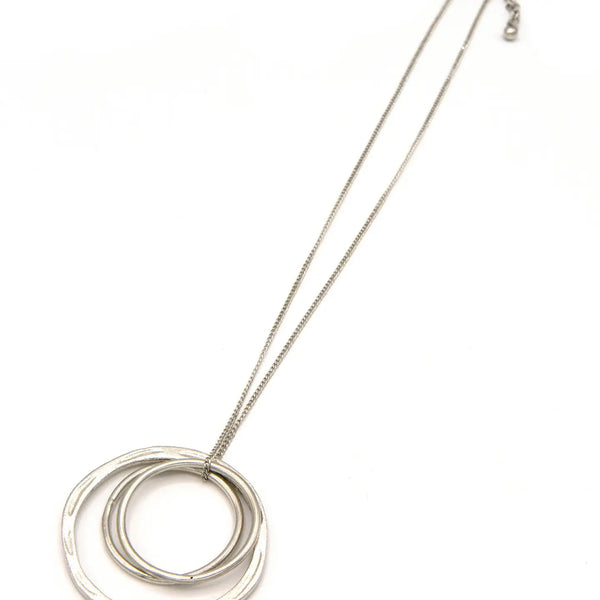 Linked Rings Necklace Fair Anita Silver