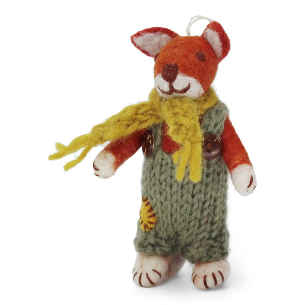 Small Boy Fox Ornament Gry&Sif