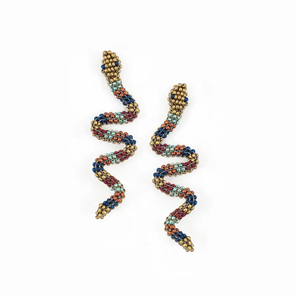 Snake Charmer Earring Altiplano Brick
