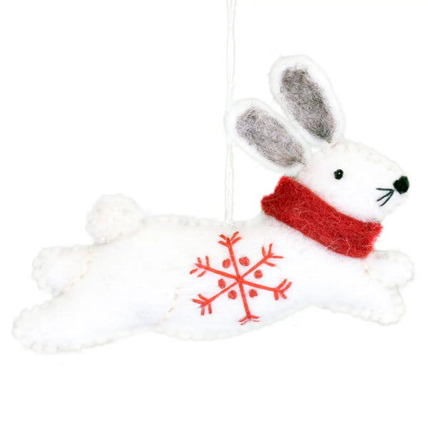 Snowflake Felt Ornament