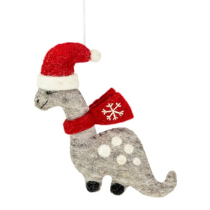 Snowflake Felt Ornament dZi Dino
