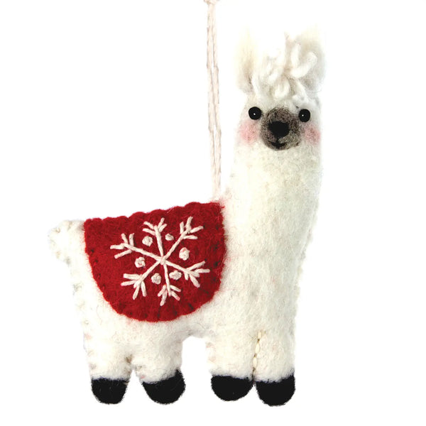 Snowflake Felt Ornament
