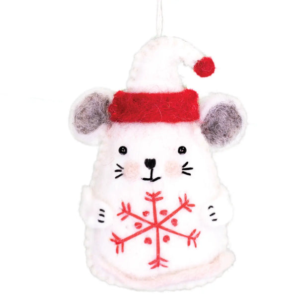 Snowflake Felt Ornament