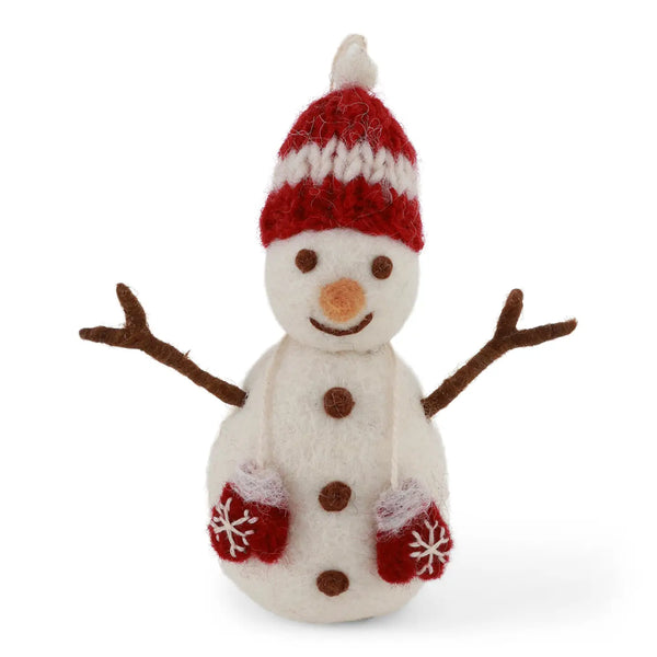 Snowman With Mittens
