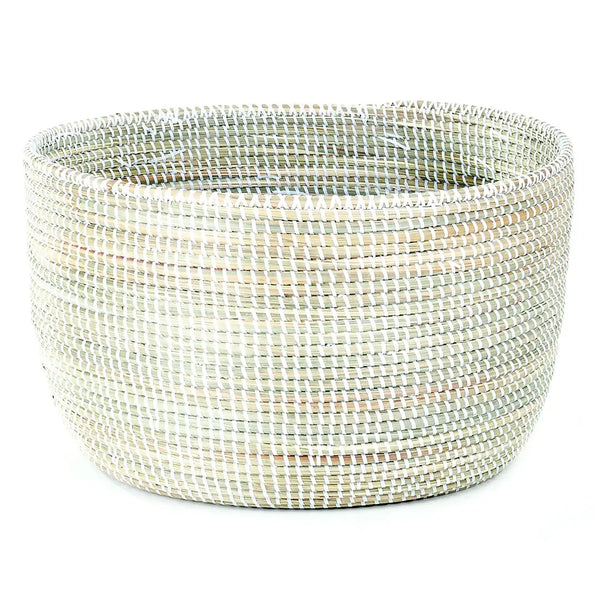 Knitting Basket Teranga Triangles Swahili Solid White