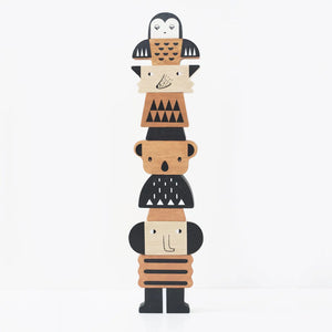 Animal Tower Stacking Toy Wee Gallery