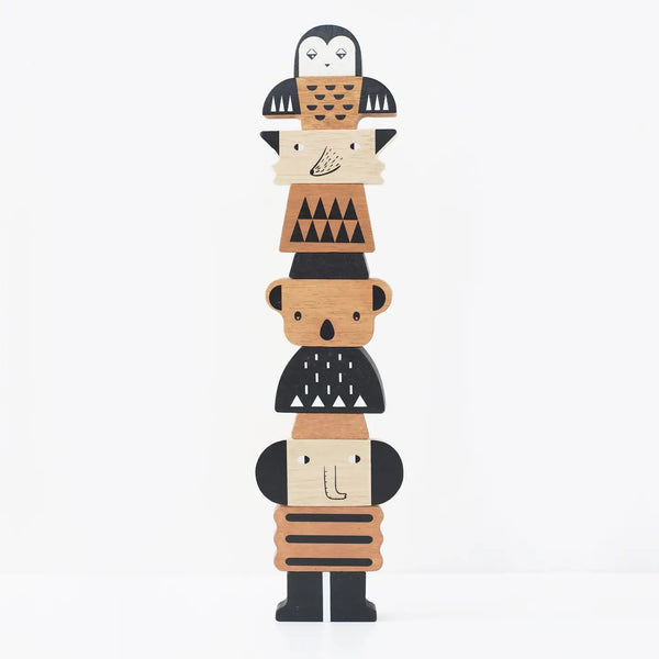 Animal Tower Stacking Toy Wee Gallery
