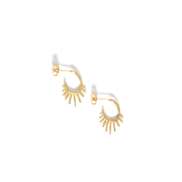 Sun Beam Hoop Earring Fair Anita