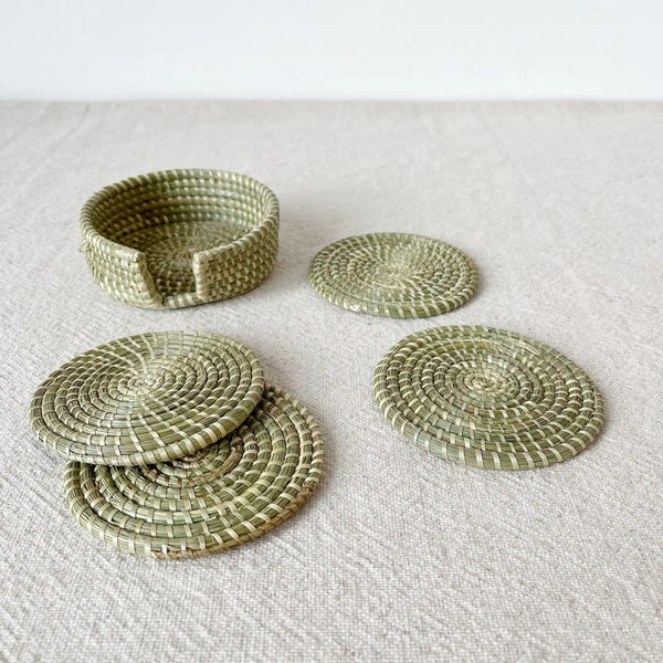 Sweetgrass Coaster Set Amasha