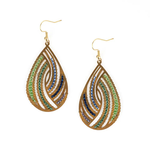 Swirl Drop Earring