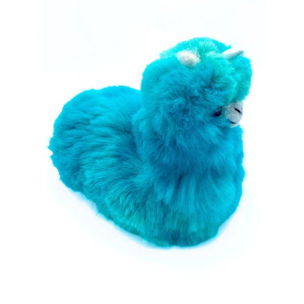Sitting Llamacorn Blossom Inspired Teal
