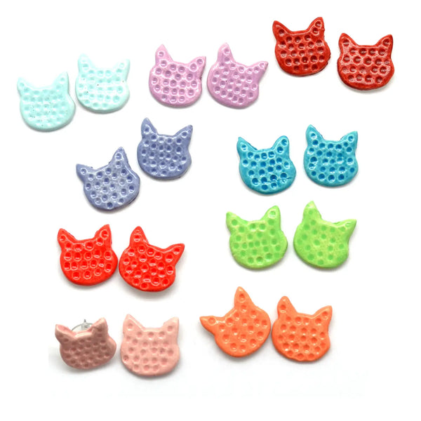Ceramic Kitty Earring Dunitz & Co.