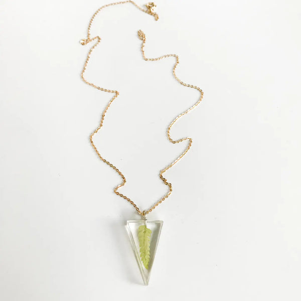 Triangle Fern Necklace Belart