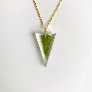 Triangle Fern Necklace Belart