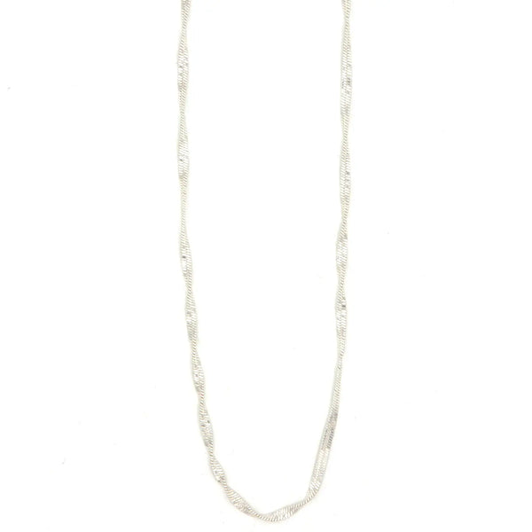 Twisted Snake Chain necklace Fair Anita Silver