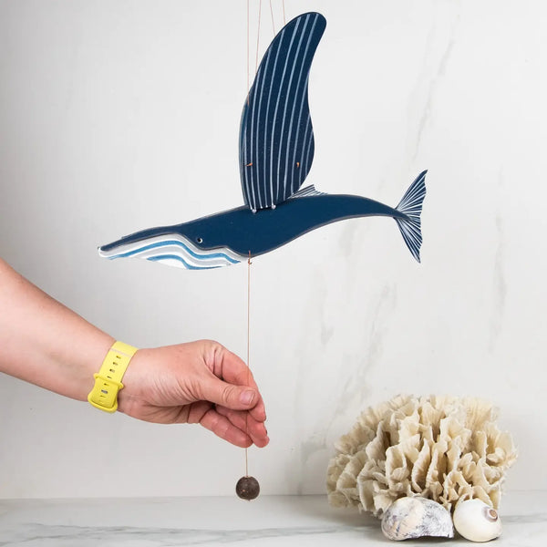 Whale Flying Mobile Tulia's Artisan Gallery