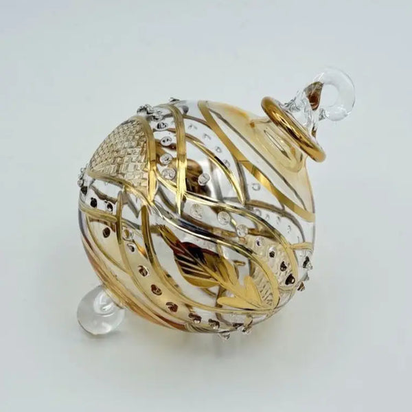 Mini Blown Glass Ornament Dandarah Yellow Garland